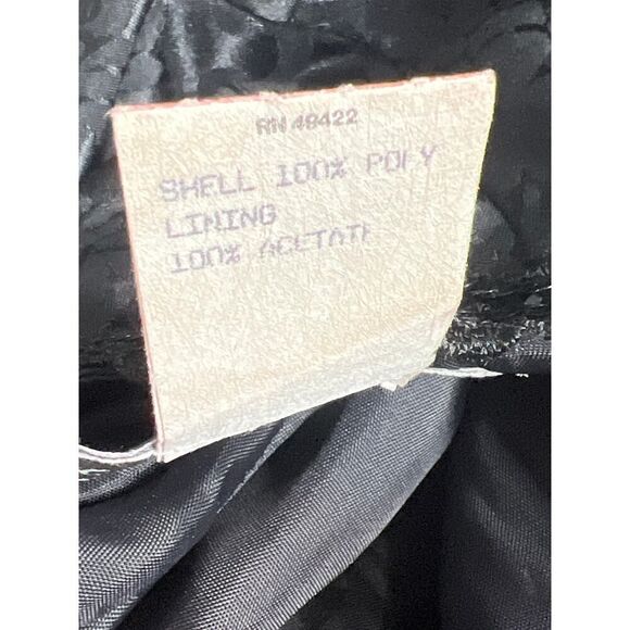 Vintage Scott McClintock Jacquard Strapless Dress 8 Ruched Party Cocktail - Picture 7 of 8